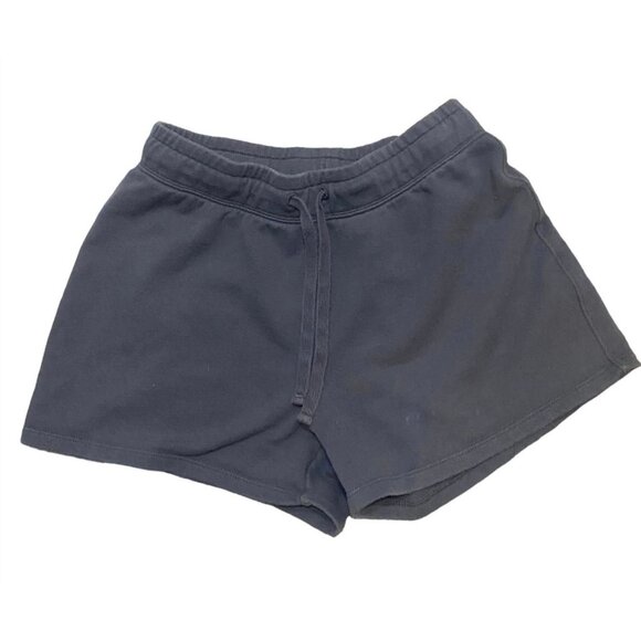 Gap Womens Small Drawstring Shorts Soft Cotton Fleece Blend Dark Gray - Picture 1 of 3